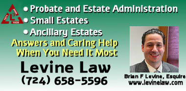 Law Levine, LLC - Estate Attorney in Cambria County PA for Probate and Estate Administration including small estates and ancillary estates